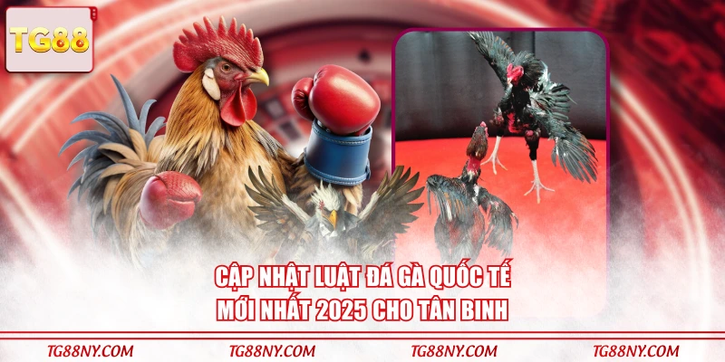 Cập nhật luật đá gà quốc tế mới nhất 2025 cho tân binh