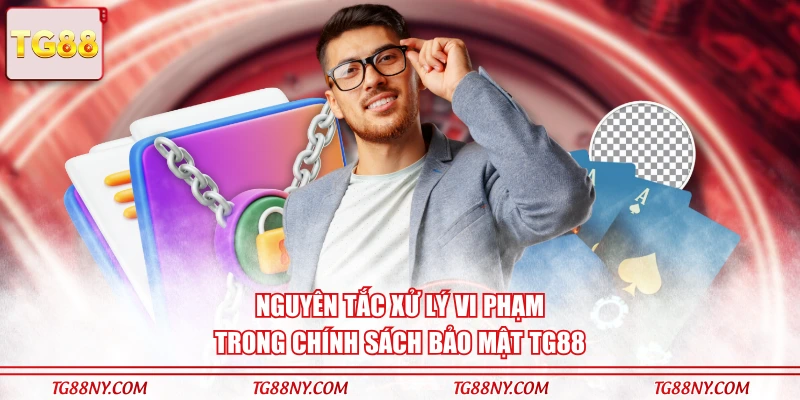 Nguyên tắc xử lý vi phạm trong chính sách bảo mật TG88