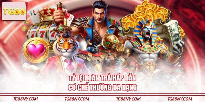 Tỷ lệ hoàn trả hấp dẫn, cơ chế thưởng đa dạng